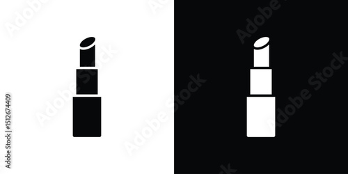 Lipstick icon illustration. icon templates pack.
