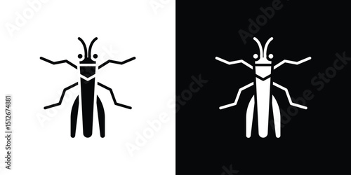 Locust icon illustration. icon templates pack.