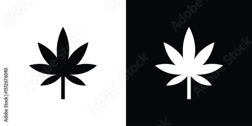 Marijuana icon illustration. icon templates pack.