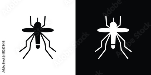 Mosquito icon illustration. icon templates pack.