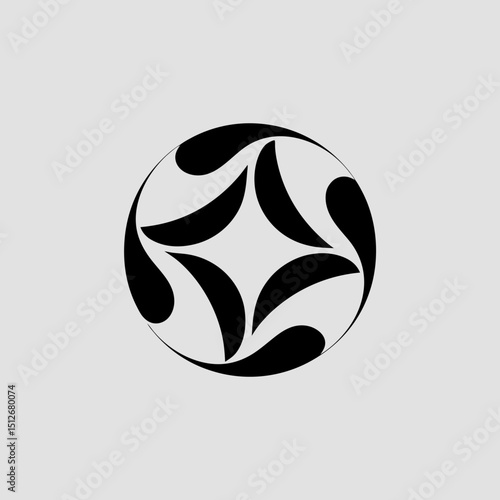 abstract vector logo