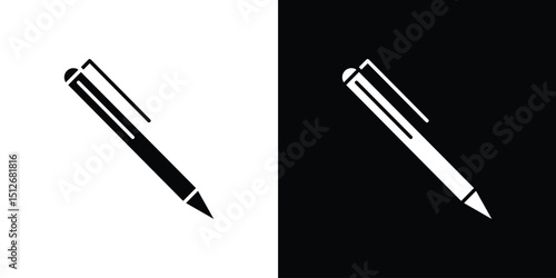Pen icon illustration. icon templates pack.