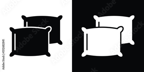 Pillow icon illustration. icon templates pack.