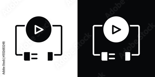 Plug and play icon illustration. icon templates pack.