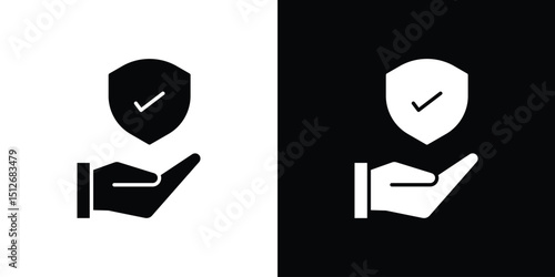 Policyholder icon illustration. icon templates pack.