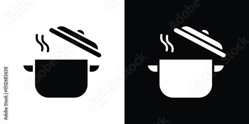 Pot icon illustration. icon templates pack.