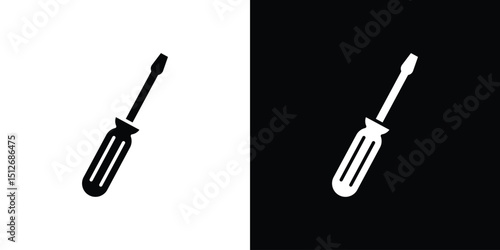 Screwdriver icon illustration. icon templates pack.