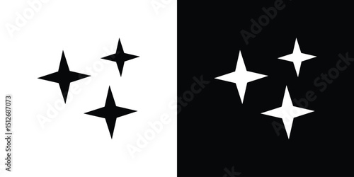 Shine icon illustration. icon templates pack.