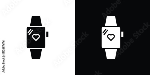 Smart watch icon illustration. icon templates pack.