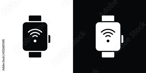 Smartwatch icon illustration. icon templates pack.