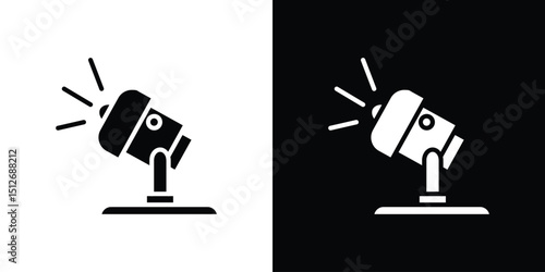 Spotlight icon illustration. icon templates pack.