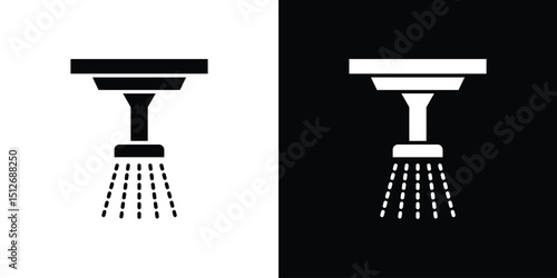 Sprinkler icon illustration. icon templates pack.
