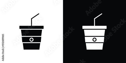 Swoosh Cup icon illustration. icon templates pack.