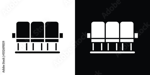 Waiting Room icon illustration. icon templates pack.