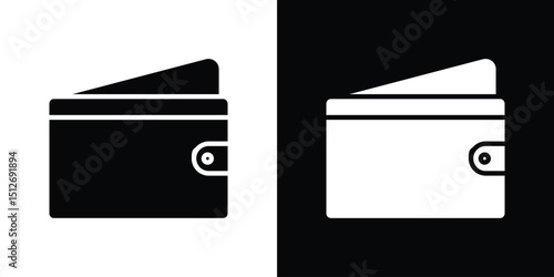 Wallet icon illustration. icon templates pack.