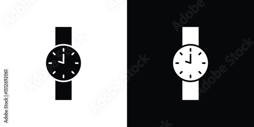 Watch icon illustration. icon templates pack.