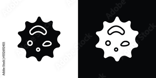 White blood cell icon illustration. icon templates pack.