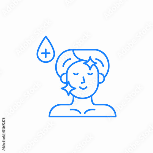 face acne skin icon sign vector