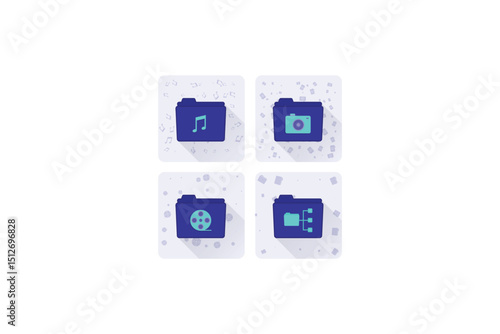 Vector Illustration of document management