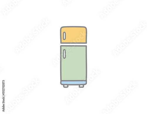 Refrigerator vector icon sign symbol1.eps, Refrigerator vector icon sign symbol