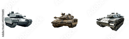 Main Battle Tanks: Armored Military Vehicles for Ground Combat

