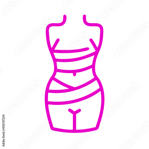 Relaxing detox body wrap for wellness, care, and rejuvenation at spa center, promoting health and beauty