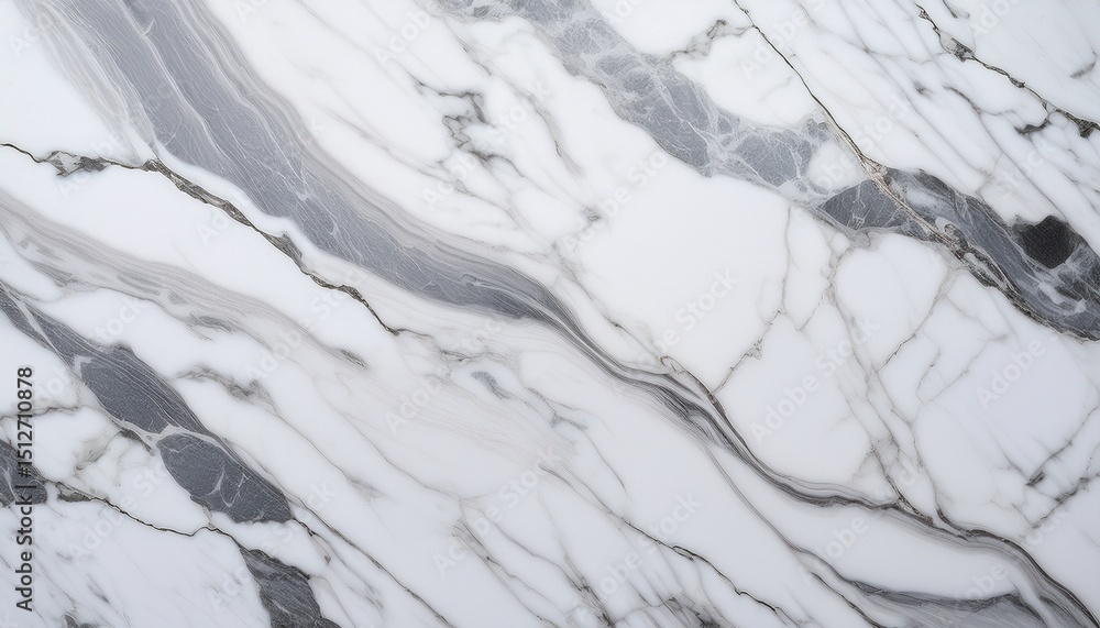 Fototapeta premium elegant white marble with grey veins texture background