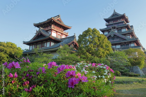 京都　初夏の伏見桃山城