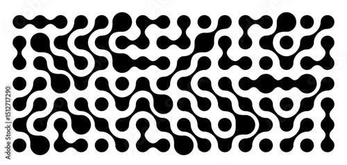 Foto Connect Shapes Abstract Pattern