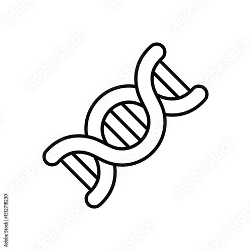 Dna Strand  Icon vector