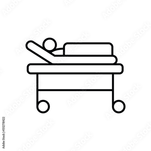 Stretcher  Icon vector