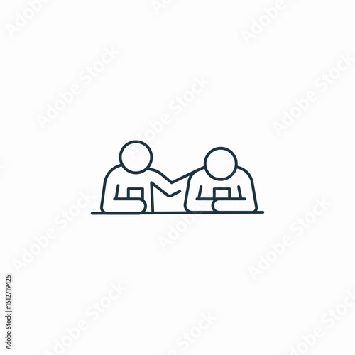 friend support icon sign vector