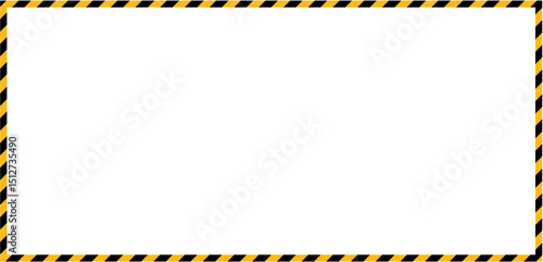 Wallpaper Mural black and yellow stripes frame decoration Torontodigital.ca