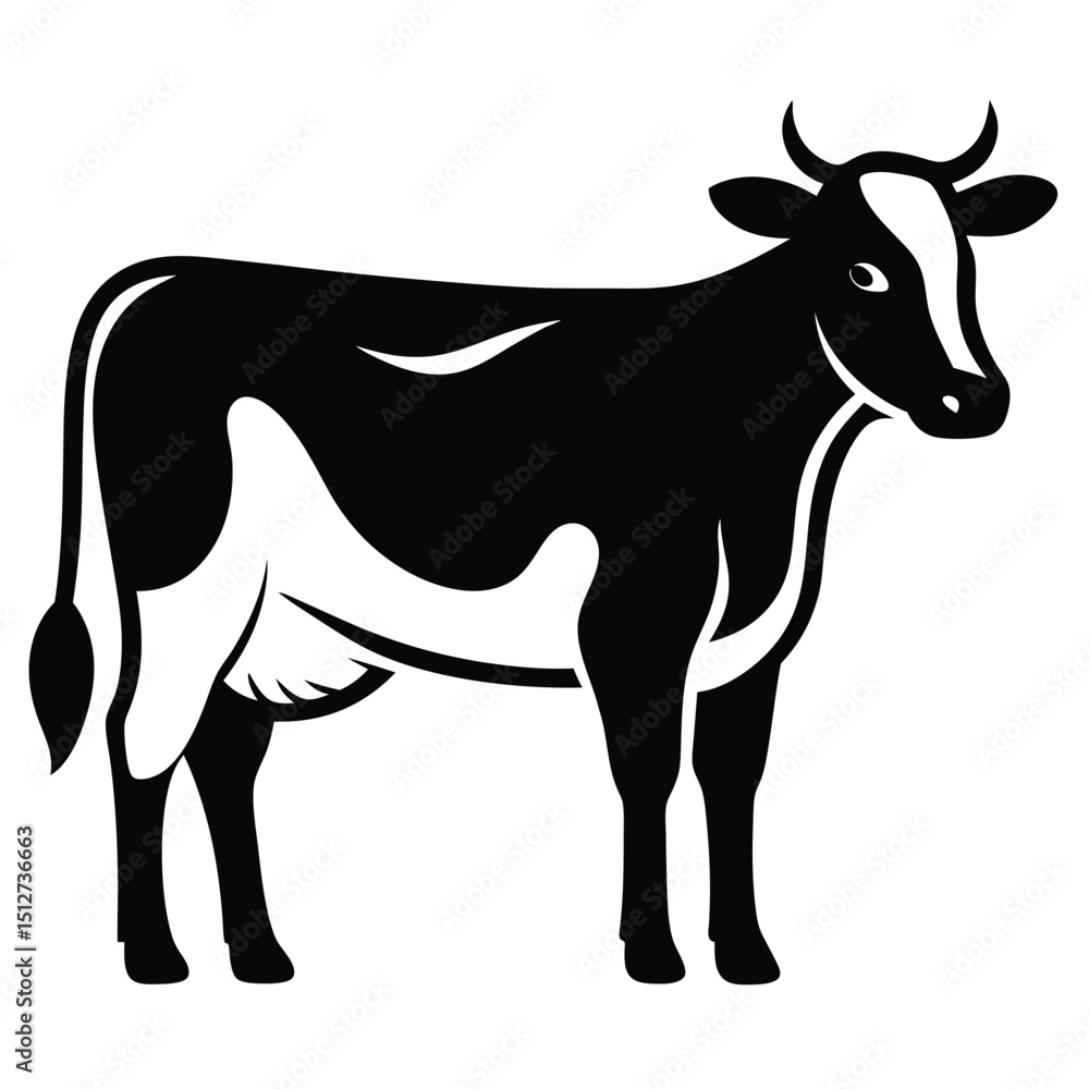 Fototapeta premium goat vinyl ready vector illustration