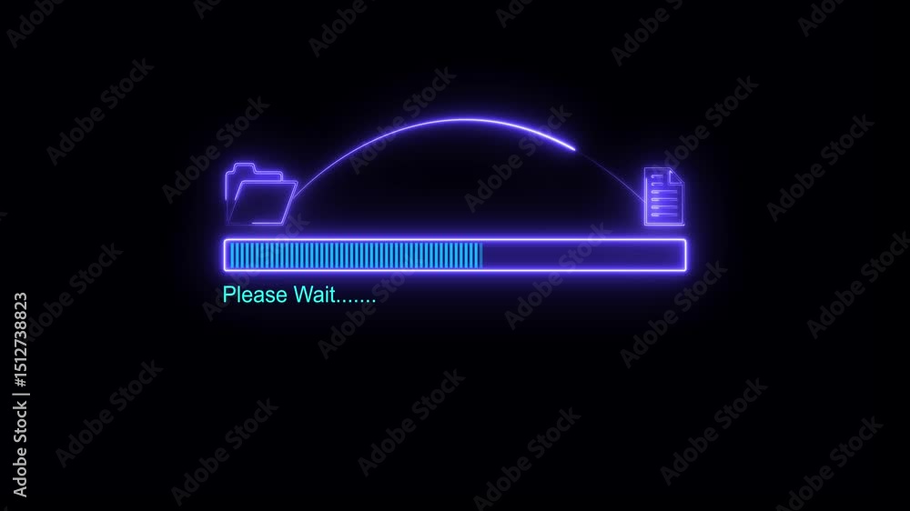 custom made wallpaper toronto digitalA dynamic loading animation, and glowing neon transfer animation . on a black background. and creating a stunning 4k video.	