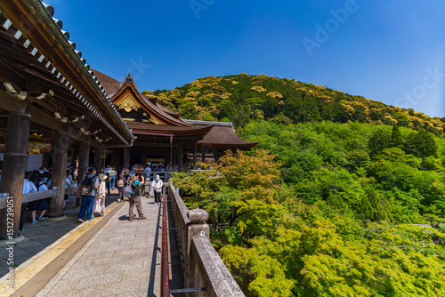 Kiyomizu-dera, a Buddhist temple in Kyoto, Japan