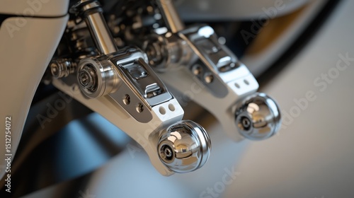 Wallpaper Mural Sophisticated Detail of Robot Joints Emphasizing Precision Engineering and Mechanics Torontodigital.ca