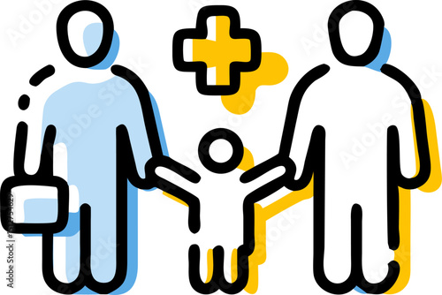 Family healthcare medical insurance child parents protection