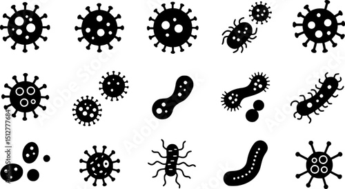 corona virus icon, virus icon vector
