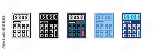 Calculator Icon Element For Design