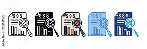 Audit Icon Element For Design