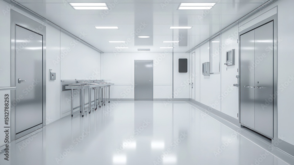 Fototapeta premium Clean Industrial Space