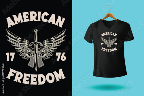 Memorial Day T-Shirt Design – Patriotic American Flag, Military Tribute, Veteran Remembrance Graphic