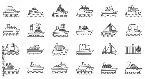 cruise ship, liner, passenger ship, ocean liner, steamship, yacht, sailing ship, ship, boat, vessel, ferry, barge, tanker, cargo ship, freighter, tugboat, icebreaker, battleship,