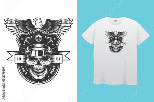 Memorial Day T-Shirt Design – Patriotic American Flag and Military Tribute Graphic.