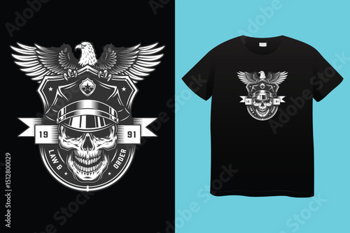 Memorial Day T-Shirt Design – Patriotic American Flag and Military Tribute Graphic.