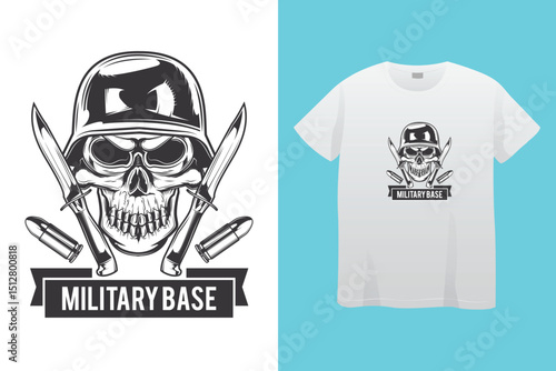 Memorial Day T-Shirt Design – Patriotic American Flag and Military Tribute Graphic.