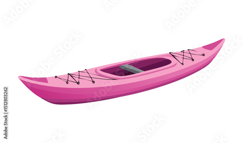 Modern Pink Kayak for Outdoor Adventures