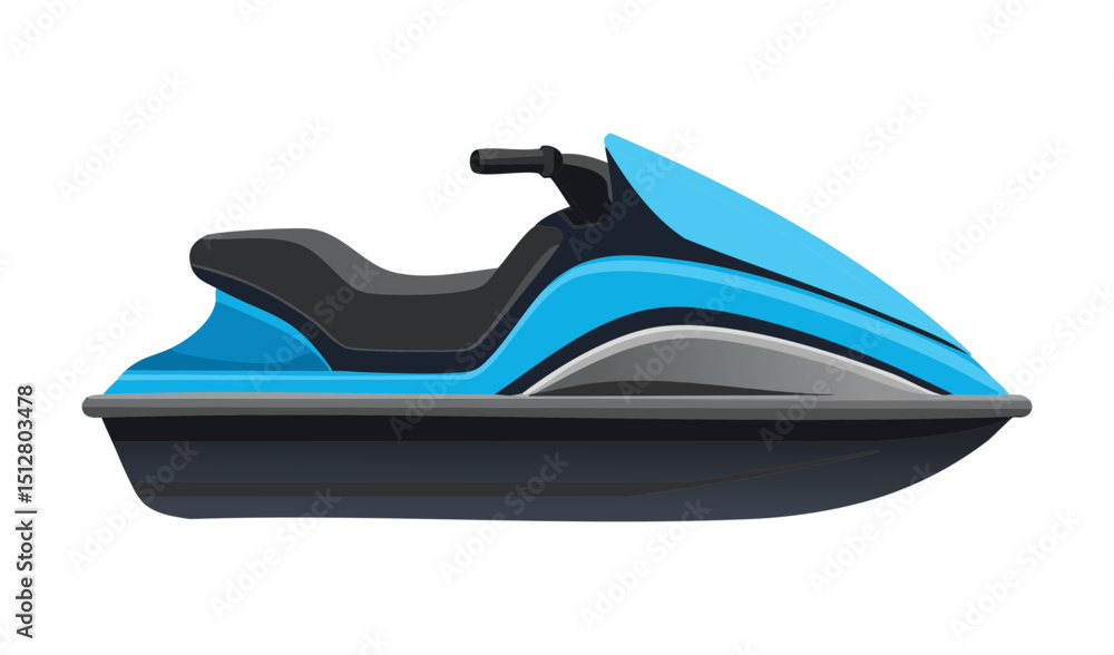Naklejka premium Personal Watercraft for Aquatic Adventures