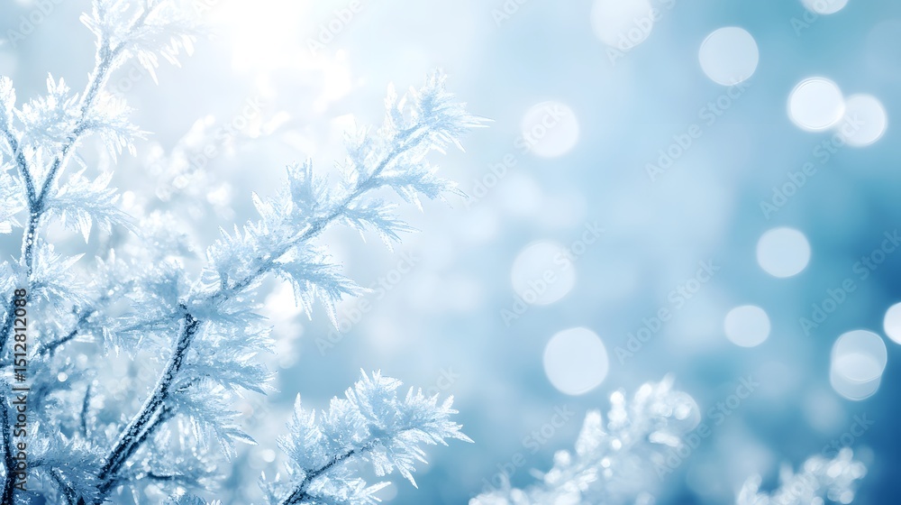 Frozen branches in a winter scene. Frozen branches in a winter scene.